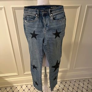 Blank NYC jeans with leather stars